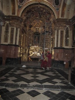 Inicio de la restauración de la catedral de Albarracín (Teruel)