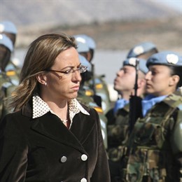Ministra de Defensa, Carme Chacón