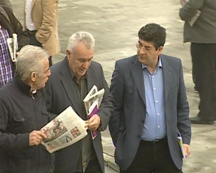 Cayo Lara y Diego Valderas