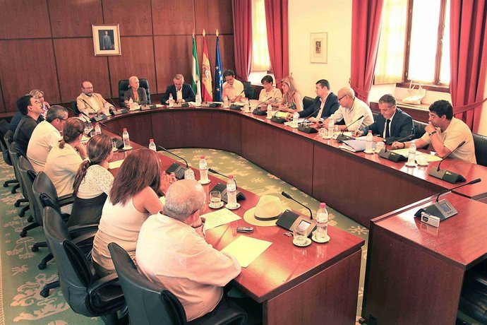 Reunión de la Diputación Permanente del Parlamento andaluz