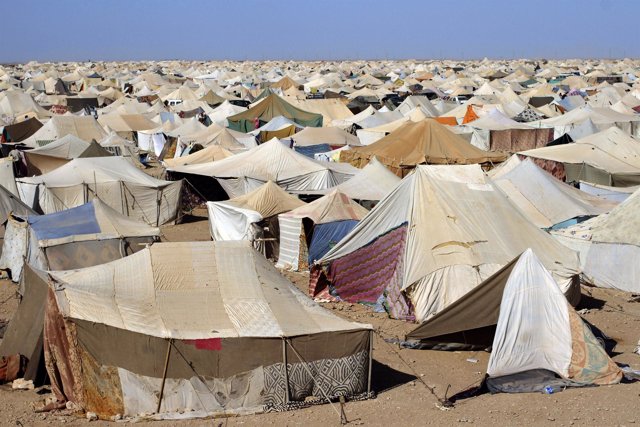 Campamento saharaui en Marruecos