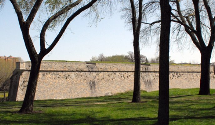 Imagen de las murallas de Pamplona.