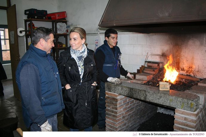 Milagros Tolón en un taller de empleo