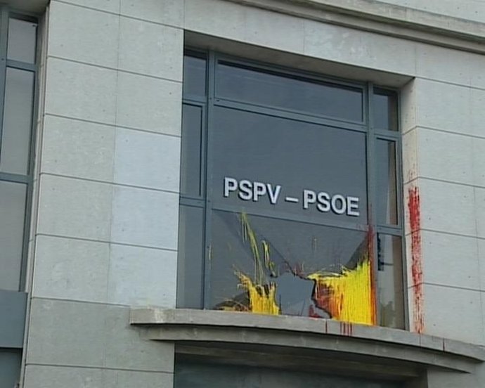 Ataque a la sede del PSPV