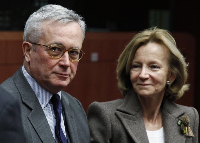 Salgado y Tremonti (Italia) en Bruselas