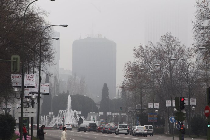 Niebla en Madrid