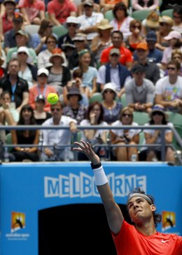 Rafa Nadal en el Abierto de Australia