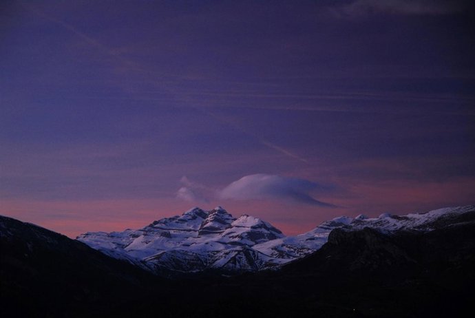 Atardercer en Monte Perdido