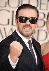 Ricky Gervais vetado en los Globos de Oro