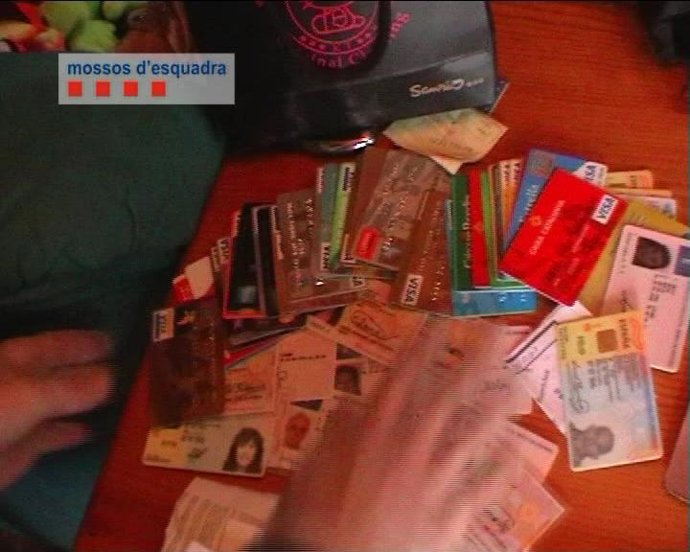 Tarjetas de crédito robadas