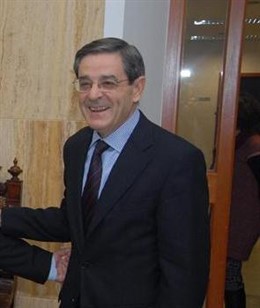 El presidente de BBK, Mario Fernández, durante su visita a Córdoba