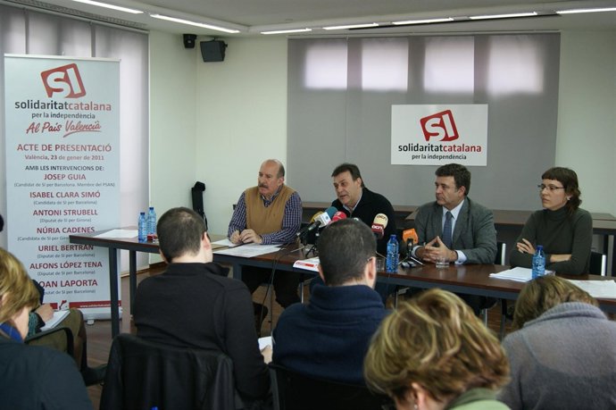 Roda Premsa Presentació Solidaritat Al País Valencià