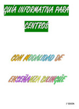 Portada de la guía informativa elaborada por la Junta de Andalucía para los cent