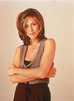 La actriz Jennifer Aniston cuando hacía de Rachel en la serie 'Friends'