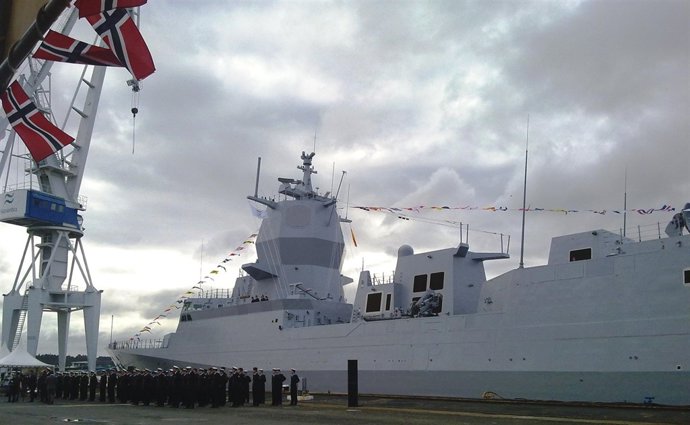 Fragata entregada pro Navantia