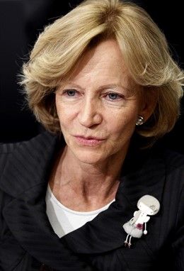 Elena Salgado en Bruselas