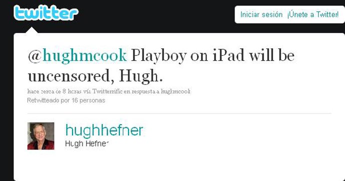 La revista Playboy llegará al iPad en marzo
