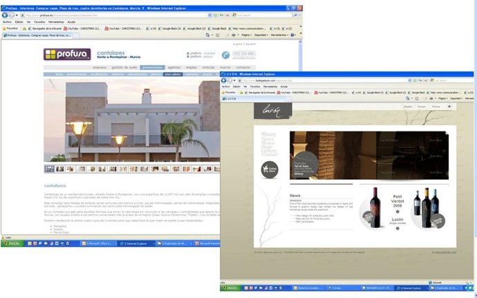 Webs del Grupo Fuertes