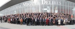 Representantes de 543 entidades locales de CyL ante el Miguel Delibes