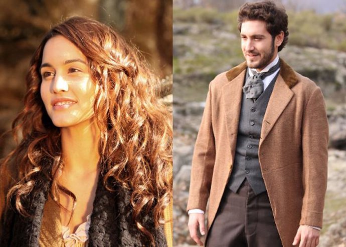 Megan Montaner y Álex Gadea desvelan 'El secreto del Puente Viejo'