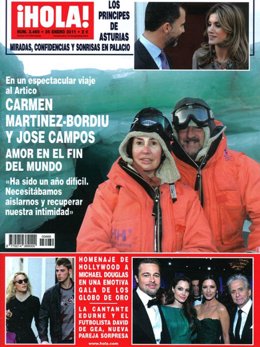 Portada de la revista ¡Hola!