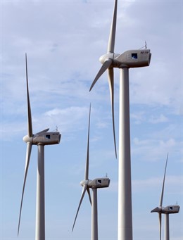 Molinos de energía eólica en Andalucía