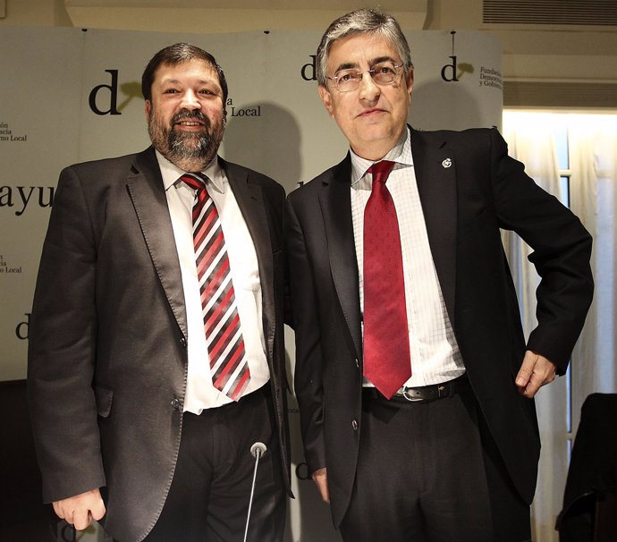 El ministro Caamaño y el presidente de la Diputación de A Coruña, Fernández More