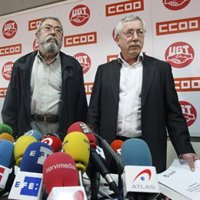 Toxo y Méndez ven un "disparate grotesco" relacionar pensiones y centrales