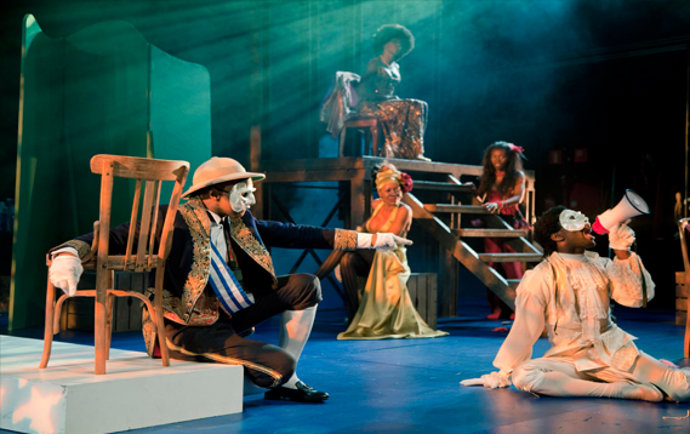 Un momento de la representación