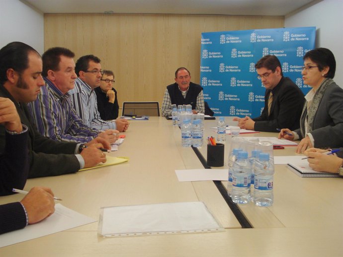 Reunión de la consejera Begoña Sanzberro con la Federación Navarra de Caza.