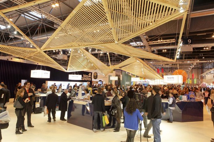 Stand de Canarias en la Feria Internacional de Turismo (Fitur) en Madrid.