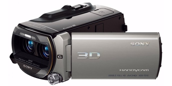 Videocámara en 3D Handycam de Sony