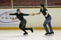Patinaje artístico.- Dos patinadores masculinos y una pareja de danza, novedades de España para el Europeo
