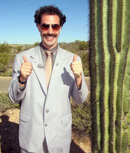 Sacha Baron Cohen es Borat