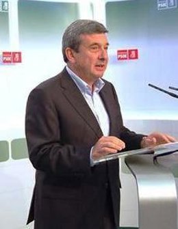 Luis García Garrido, en una comparecencia política