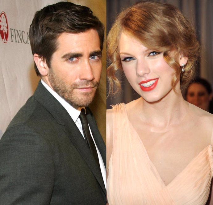 Montaje del actor Jake Gyllenhaal y la cantante Taylor Swift 