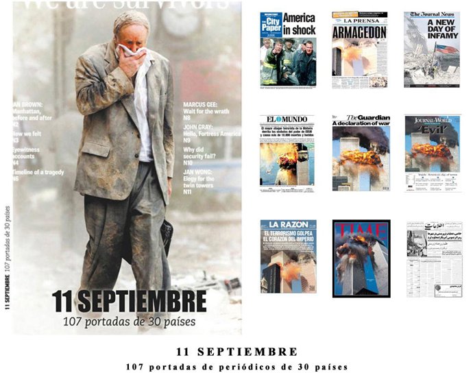 Una de las imágenes que se pueden observar en la exposición '11 de Septiembre'