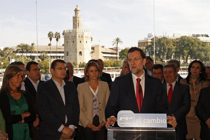 Rajoy en la convención del PP en Sevilla