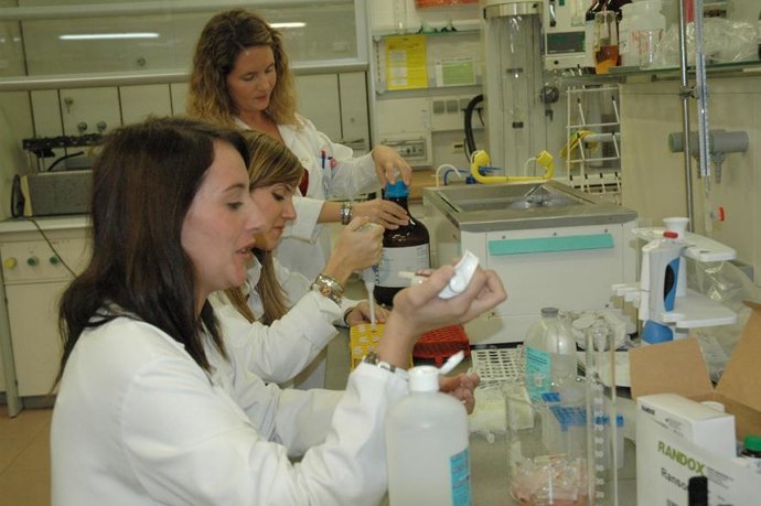 Trabajadoras de la empresa