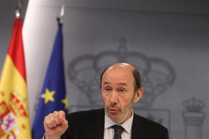 Vicepresidente primero del Gobierno, Alfredo Pérez Rubalcaba