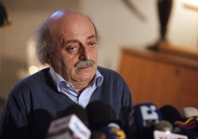 Walid Jumblatt, líder druso en Líbano