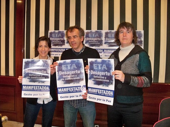 Representantes de Gesto por la Paz