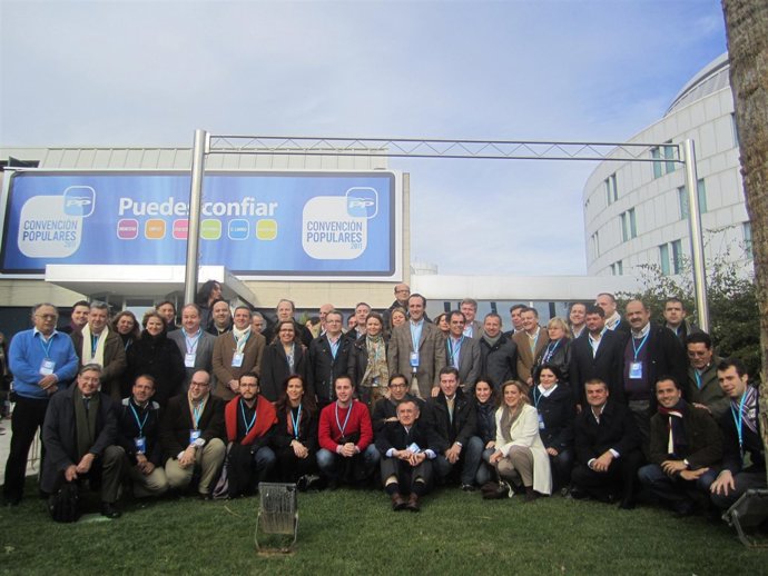 FOTO GRUPO DELEGACIÓN BALEARES CONVENCIÓN NACIONAL PP
