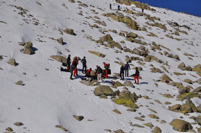 Rescate de un montañero en la Sierra de Gredos (Ávila)