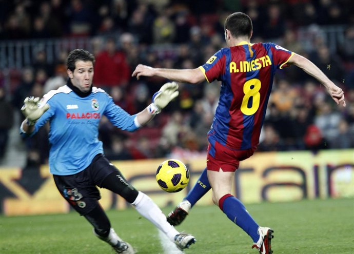 El Barcelona vence al Racing