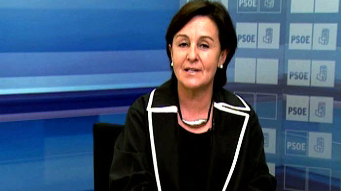 Lola Gorostiaga en PSOE TV