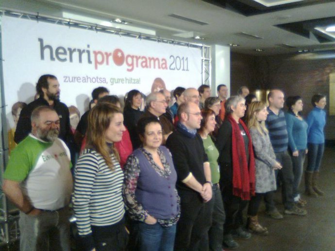 Presentación del Herriprograma 2011 en Bilbao.