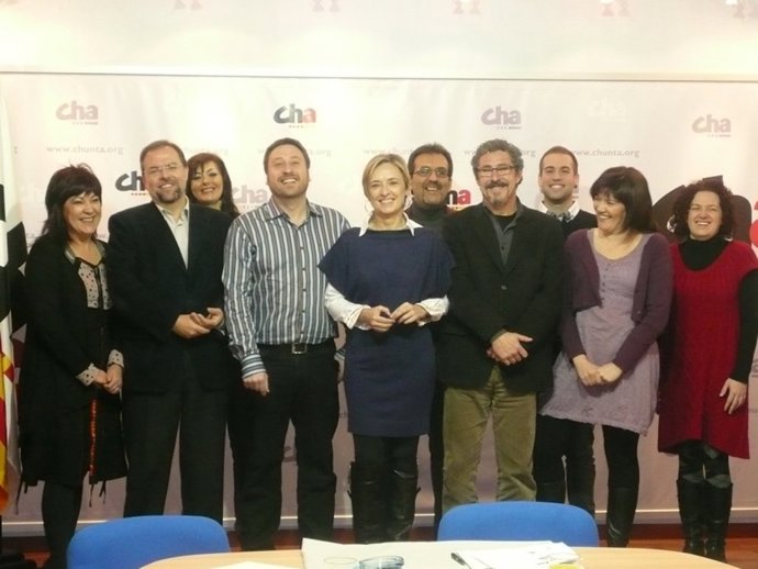 Candidatos de CHA a las Cortes por Zaragoza