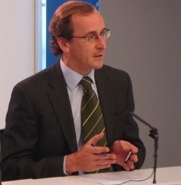 El presidente del PP en Álava, Alfonso Alonso