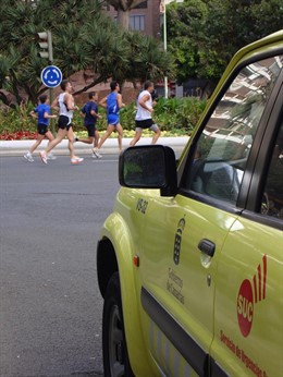 Personal del SUC en la II Maratón de Gran Canaria 2011